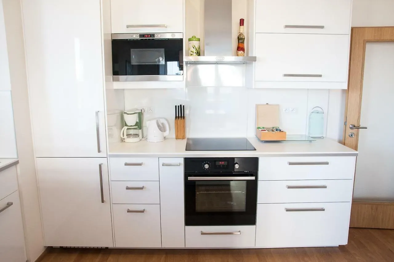 Lägenhet Prostorny 3 Pokojovy Apartman S Dvema Terasami Prag